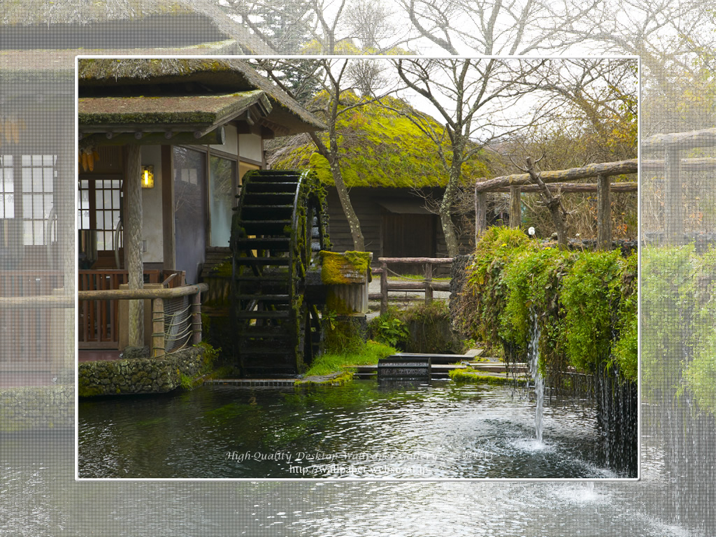 オルゴール館（河口湖畔）の高画質＆高解像度壁紙 in Fuji Lake Districti (1024×768)